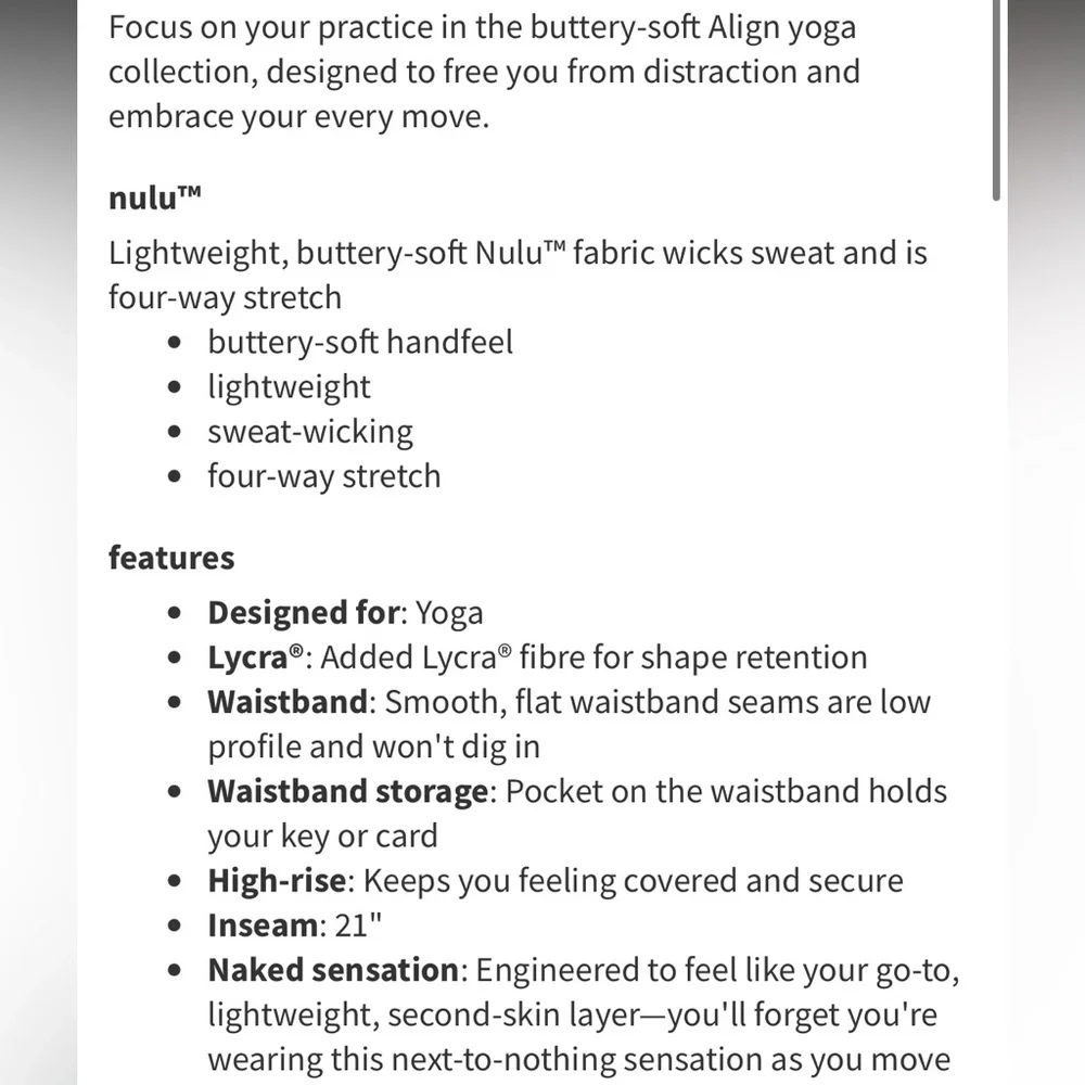 Lululemon Vuori Alo Yoga Women’s Align Crop 21” Camo Green 6 - Picture 13 of 13